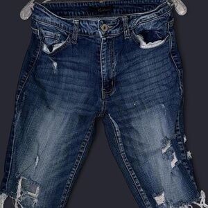 KanCan Blue Denim Jean Shorts